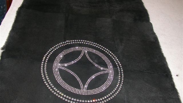 collection 4 strass on shorn rabbit